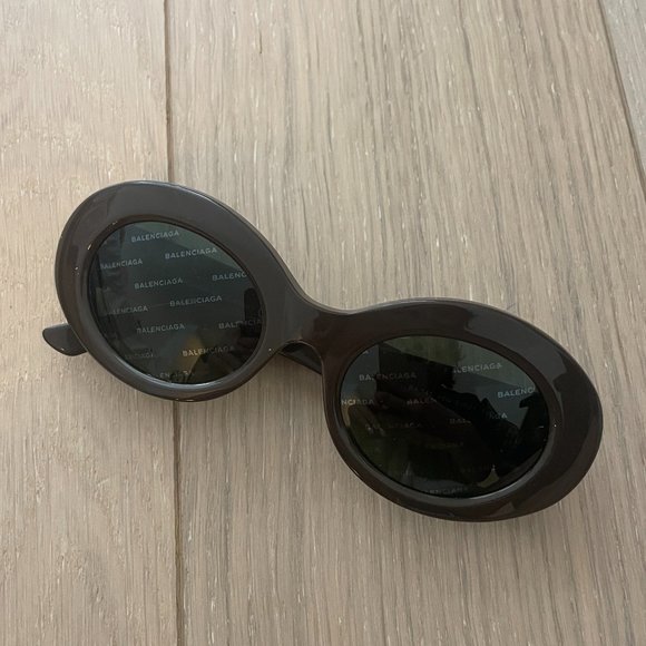 Balenciaga oval sunglasses main image 6